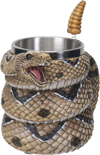 Vista 2 de SUMMIT COLLECTION Rattlesnake - Taza de café (16 onzas líquidas) Diamondback Rattler Beer Tankard