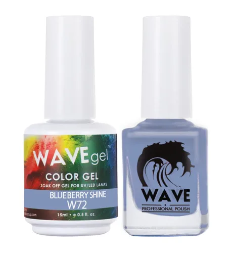 Vista 4 de WAVEGEL - Juego dúo de gel y esmalte de uñas a juego - Colección Simplicity - #P109 Blizzard I 0.5 onzas