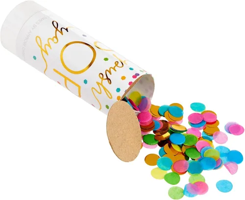 Vista 4 de Sparkle and Bash Confetti Poppers - Paquete de 20 mini cañones de confeti de 1.5 x 4.3 pulgadas, mini cañones de confeti a granel