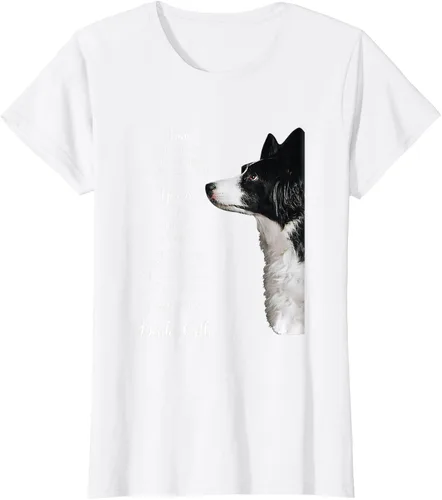 Vista 21 de Funny I Am Your Friend Your Partner Your Border Collie - Camiseta de regalo, Negro, S