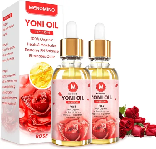 Vista 9 de Paquete de 2 aceite Yoni para mujeres, producto orgánico de cuidado femenino de melocotón, aceite esencial de Yoni 100% natural, 1 fl oz/1.0 fl oz/pc