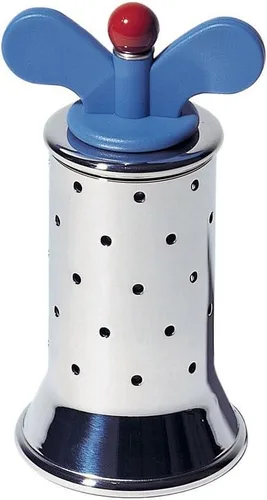Vista 3 de Alessi Michael Graves Pepper Mill Negro, 2.5 in de diámetro, 5.2 in de alto