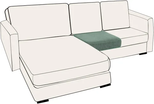 Vista 87 de UNBBRRL Fundas de cojín de asiento para sofá, elásticas, funda de cojín individual para sofá, fundas de cojín para sofá, fundas de héroe protegen