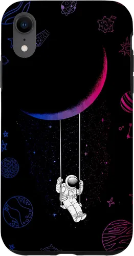 Vista 25 de Astronaut Moon Bisexual Flag Space LGBTQ Gay Pride Ally Bi Case for iPhone 17