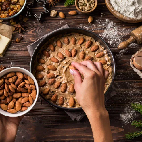 Vista 6 de Oh! Nuts Harina de almendras blanqueadas para hornear sin gluten, 1 libra. Sustituto de trigo a granel para macarons y galletas ricas en proteínas.