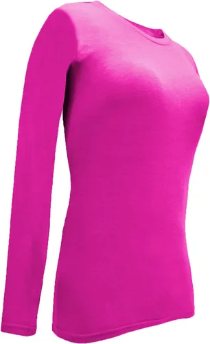 Vista 69 de Natural Uniforms Camiseta Under Scrub para mujer, cuello redondo, manga larga, paquete de 3, paquete múltiple de 3
