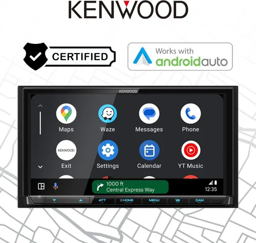 Vista 4 de KENWOOD DMX9708S Pantalla táctil capacitiva de 6.95 pulgadas, estéreo para automóvil, CarPlay inalámbrico e inalámbrico y Android Auto, Bluetooth