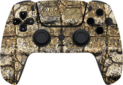 Vista 11 de ProControllers LLC Custom Wireless Controller for PS5 - Hand Airbrushed & Multiple Designs Available (Alligator)