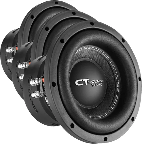Vista 7 de CT Sounds TROPO-8-D2 - Subwoofer para automóvil de 8 pulgadas, doble 2 ohmios, 800 vatios máx