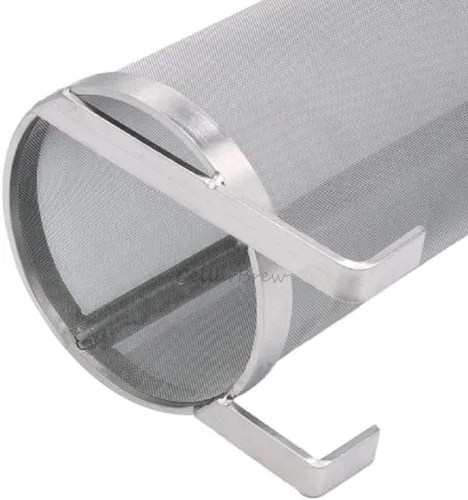 Vista 3 de Colador de araña de 300 micrones de 6 x 14 pulgadas para hervidor de filtro de cerveza casera