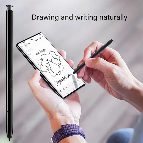 Vista 5 de Paquete de 2 bolígrafos Note 20 Ultra S de repuesto para lápiz capacitivo Samsung Galaxy Note 20, Galaxy Note 20 Ultra 5G S Pen sin Bluetooth (negro)