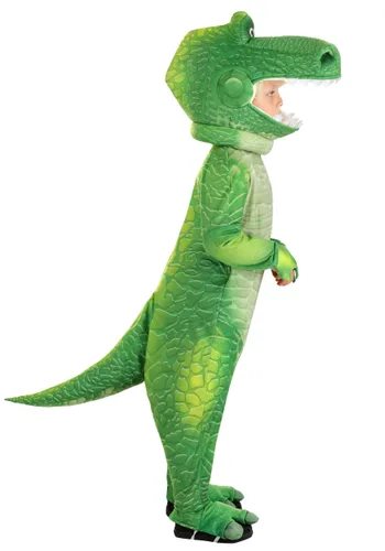 Vista 3 de Disfraz Deluxe Rex de Toy Story para Niños Pequeños Multicolor
