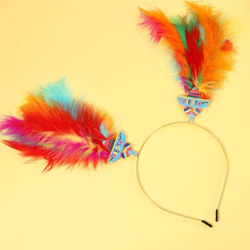 Vista 27 de YAHPERN Diademas de Mardi Gras para mujer, máscara de flor de lis, diadema de plumas de carnaval, accesorios para el cabello, regalos