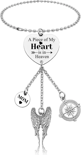 Vista 9 de Regalos conmemorativos para hermanos para mujeres y hombres, accesorios para colgar en el automóvil, regalo de condolencias, regalos conmemorativos