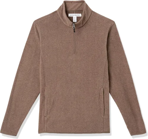Vista 6 de Tienda Essentials Men's Quarter-Zip Polar Fleece Jacket