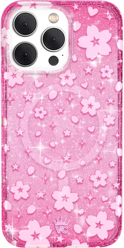 Vista 54 de VELVET CAVIAR Funda para iPhone 15, compatible con MagSafe, probada en caídas de 10 pies, Berry Baby