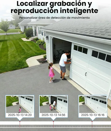 Vista 2 de ZOSI H.265+ 16CH 1080P 4-en-1 híbrido AHD/TVI/CVI/CVBS seguridad DVR, sin