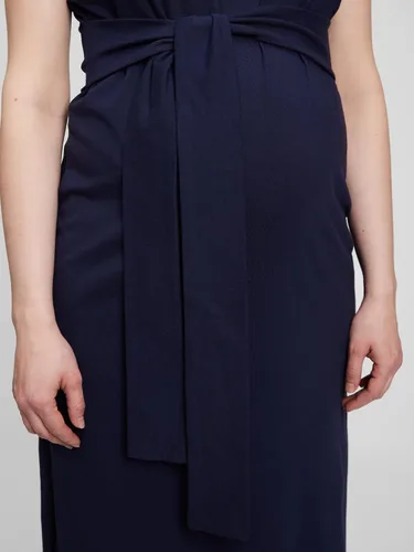 Vista 4 de GAP Women's Maternity Short Sleeve Knit Tie Dress