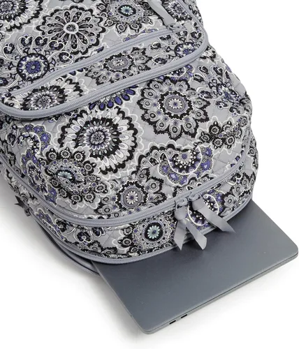 Vista 5 de Vera Bradley - Mochila Campus de algodón para mujer