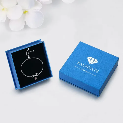 Vista 6 de Palpitate Pulsera de plata de ley 925 para mujer y niña, piedra natal, estetoscopio, regalo para estudiantes de enfermería, graduación, cumpleaños