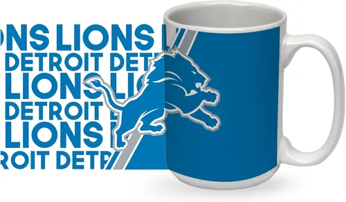 Vista 39 de Rico Industries NFL Football 15 oz White Ceramic Mug