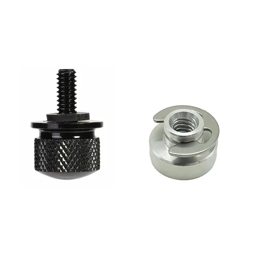 Vista 7 de Juego de 4 tornillos y tuercas de acero inoxidable para guardabarros trasero y guardabarros, montaje rápido, compatibles con Harley Touring Soft