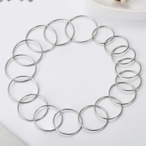 Vista 5 de Milacolato 1-3 anillos delgados de plata de ley S925 de 0.039 in, chapado en oro de 18 quilates, apilables, para nudillos, anillo de pulgar meñique