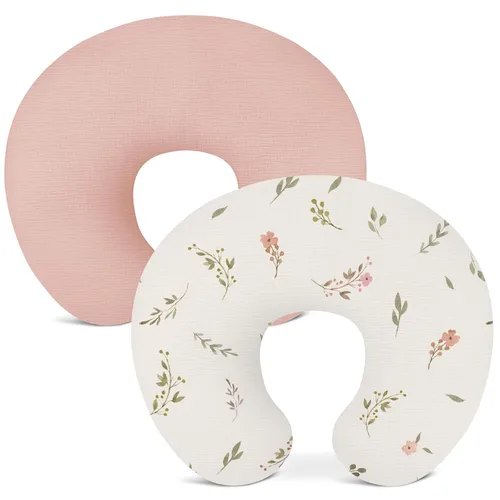 Vista 20 de 1 funda de almohada de lactancia, funda de almohada de muselina para bebé Beige