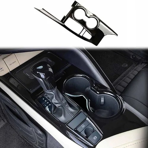 Vista 10 de Rifoda Para Toyota Camry 2018, 2019, 2020, 2021, 2022, accesorios de ABS, cubierta de panel de palanca de cambios de consola central, ajuste