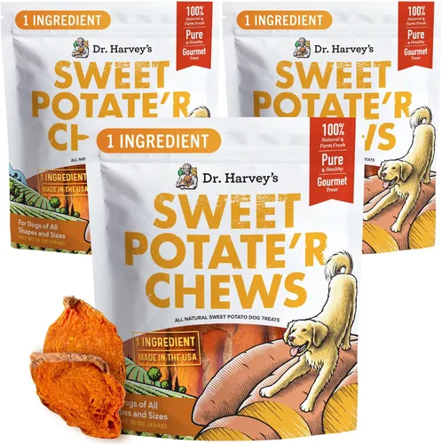 Vista 7 de Dr. Harvey's Masticables de batata para perros (1 lb)