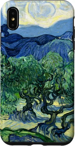Vista 11 de Van Gogh Olivos con Alpilles Painting Famous Art Funda para iPhone 17