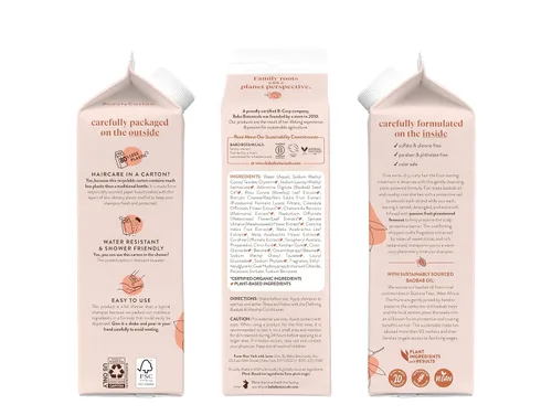 Vista 2 de Babo Botanicals Defining Baobab & Rosehip Shampoo + Bundle with Conditioner – For extra dry, curly hair – Smooth & Define – Passion Fruit Ferment