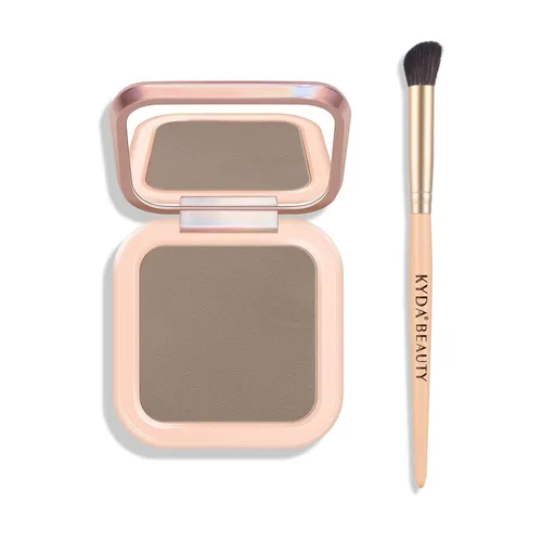 Vista 12 de KYDA Paleta de Contorno Esculpidor Facial, Mate con Acabado de Micro Perlas Polvo de Contorno Horneado, Ultra-fino Ligero, Cobertura Difuminable