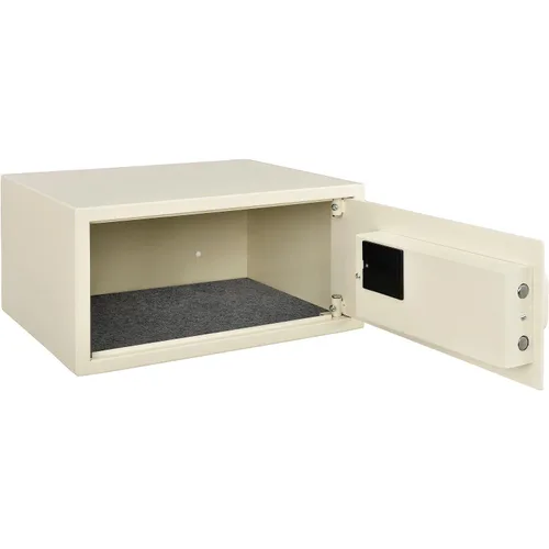 Vista 3 de Global Industrial Cerradura electrónica personal segura de hotel con ranura para tarjeta y teclado, capacidad de 1.2 pies cúbicos, con llave