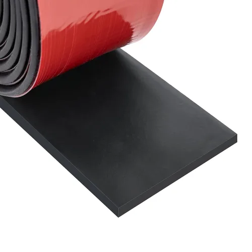 Vista 26 de Tiras de goma de neopreno con parte trasera adhesiva, junta autoadhesiva para acolchado de alfombrilla, 1 pulgada de ancho x 1/5 pulgadas de grosor