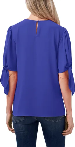 Vista 2 de CeCe Blusa de manga corta con lazos