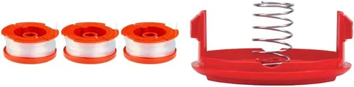 Vista 9 de CRAFTSMAN Línea de recortadora de cuerda original OEM, cuerda para devorar malezas y malezas, 0.065 pulgadas, 30 pies de carrete de repuesto