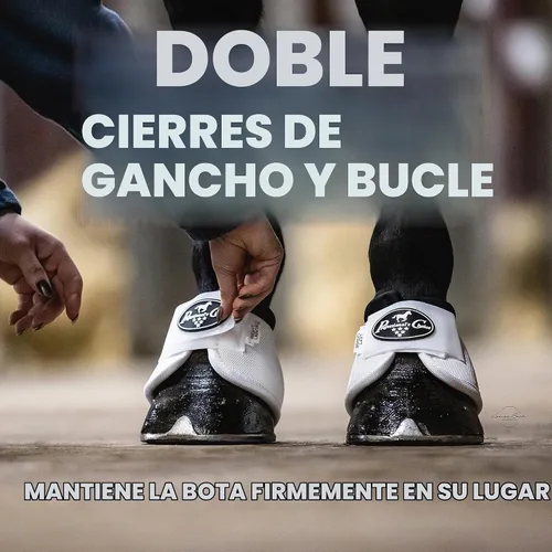 Vista 5 de Professional's Choice Botas de Campana de Extralimitación Balística para Caballos Azul Marino Negro