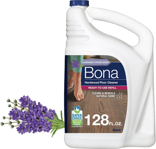 Vista 18 de Bona® Spray limpiador de pisos de madera dura, 32 onzas líquidas, madera de cedro, incluye botella llena + recambio de concentrado para limpieza