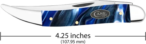 Vista 2 de Case XX Knives 70562 - Palillo de dientes mediano, color azul océano Kirinite 70562