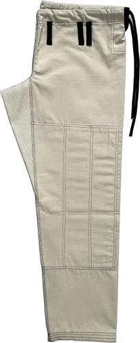 Vista 7 de Bjj Gi Jiu Jitsu Kimonos sin blanquear Gi Collar negro 100% algodón Perl tejido 450GSM