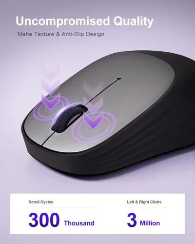 Vista 4 de wegear Ratón inalámbrico Bluetooth, seguimiento óptico de 1600 DPI, 3 DPI ajustables, diseño compacto y portátil para manos pequeñas, PC, Mac