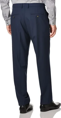 Vista 2 de Haggar Pantalón de vestir para hombre con cintura elástica en 4 direcciones