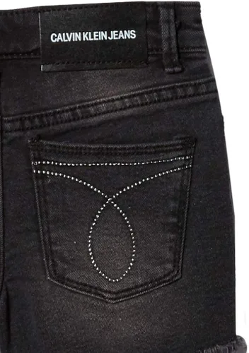 Vista 3 de Calvin Klein Chicas Roll-up Denim Short