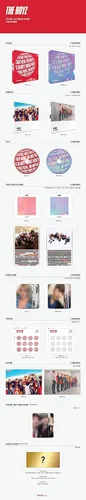 Vista 3 de The Boyz -[The Sphere]1er álbum individual Real Ver CD+folleto de 84p+Marco de papel 1p+2p Post Foto+Tarjeta de fotos 1p+Adhesivo K-POP sellado