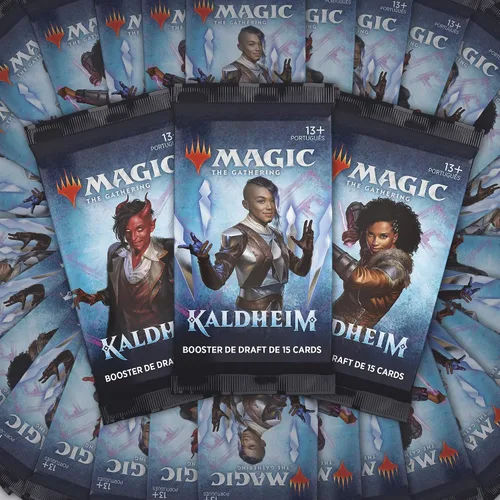 Vista 5 de Magic The Gathering MTG-KHM-BD-EN Kaldheim Draft Booster Pack, Multi