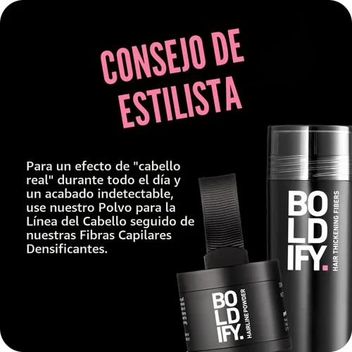 Vista 9 de BOLDIFY - Kit de muestra de polvo de línea capilar color marrón oscuro + negro
