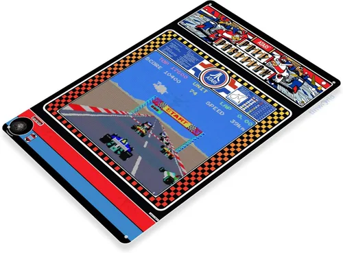 Vista 2 de Tinworld Signo de estaño: Poste Position Classic Retro Racing Arcade Game Marquesina Consola Signo C445