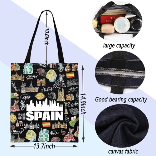 Vista 8 de Ensianth e España Travel Tote Europeo Vacaciones España amante Carrier