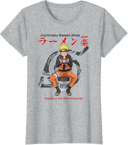 Vista 8 de Naruto Camiseta de anime Shippuden Ichiraku Ramen Shop Naruto Blanco